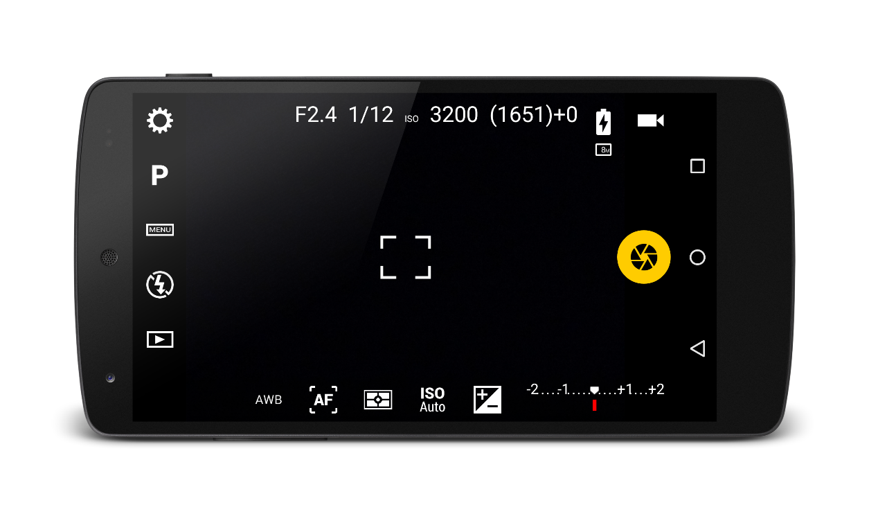 Camera FV-5 interface